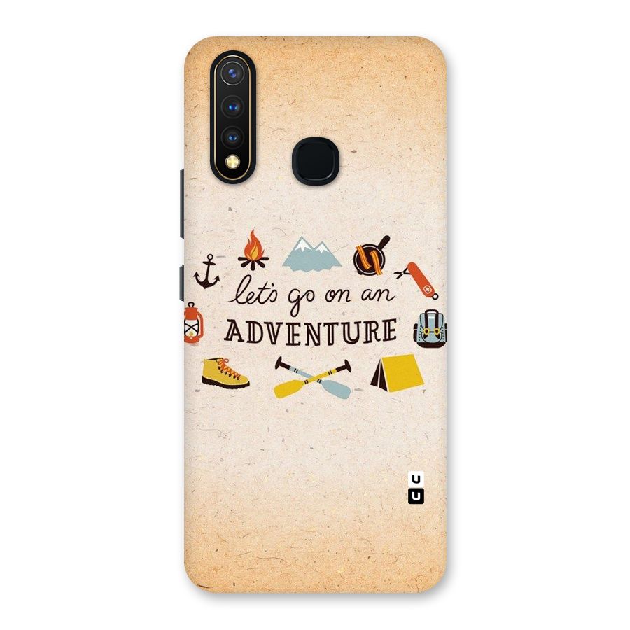 Lets Adventure Life Back Case for Vivo U20