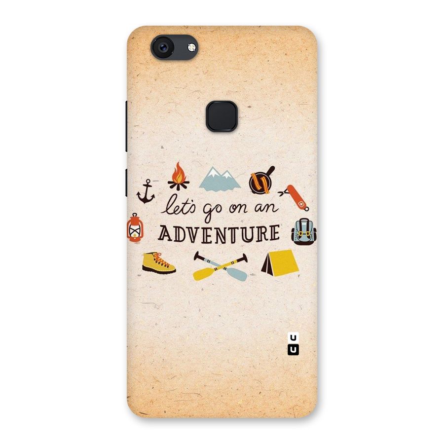 Lets Adventure Life Back Case for Vivo V7 Plus
