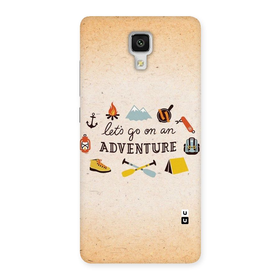 Lets Adventure Life Back Case for Xiaomi Mi 4
