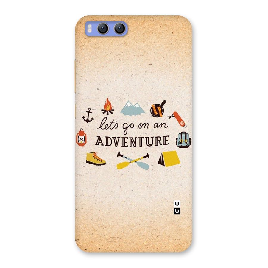 Lets Adventure Life Back Case for Xiaomi Mi 6