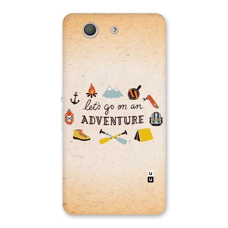 Lets Adventure Life Back Case for Xperia Z3 Compact