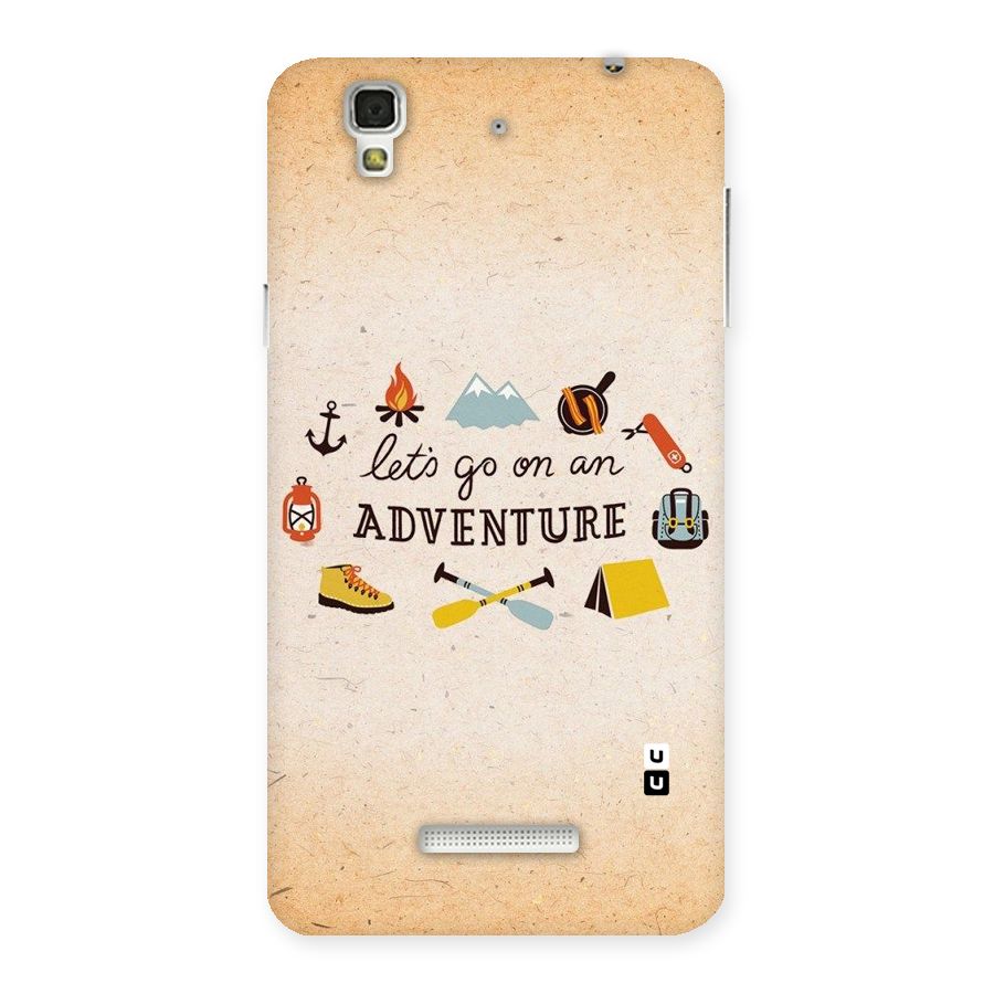Lets Adventure Life Back Case for Yu Yureka
