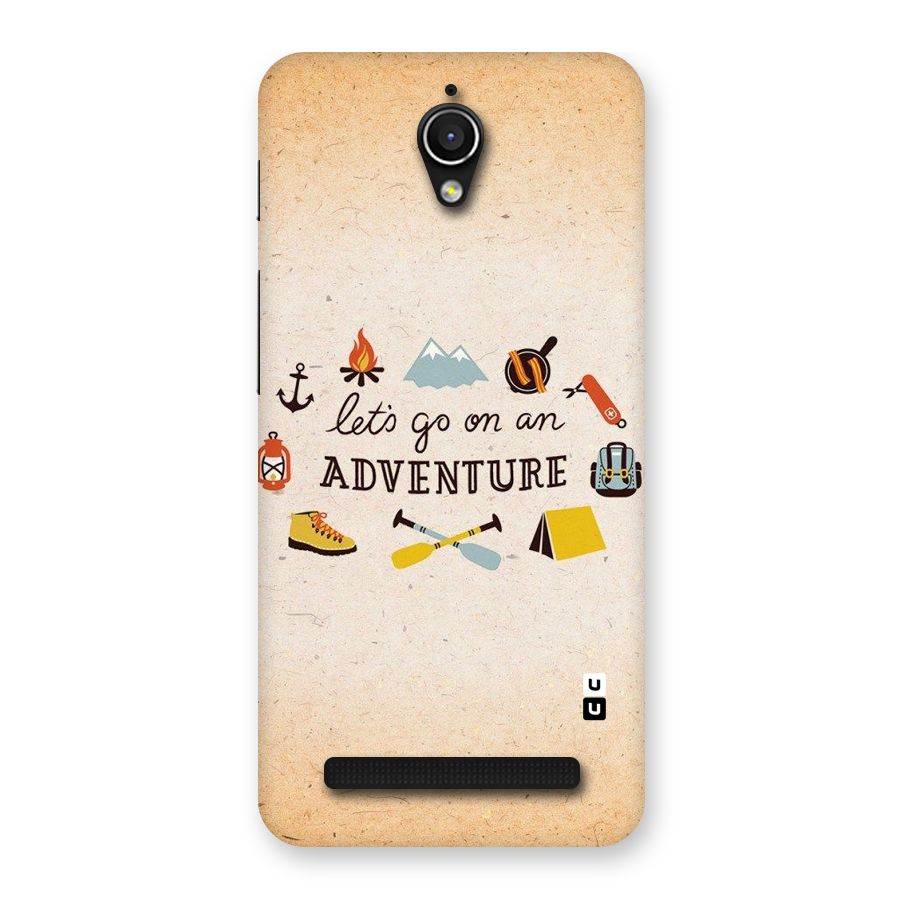 Lets Adventure Life Back Case for Zenfone Go