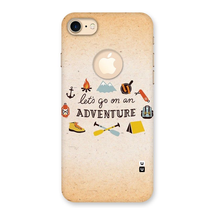 Lets Adventure Life Back Case for iPhone 7 Logo Cut
