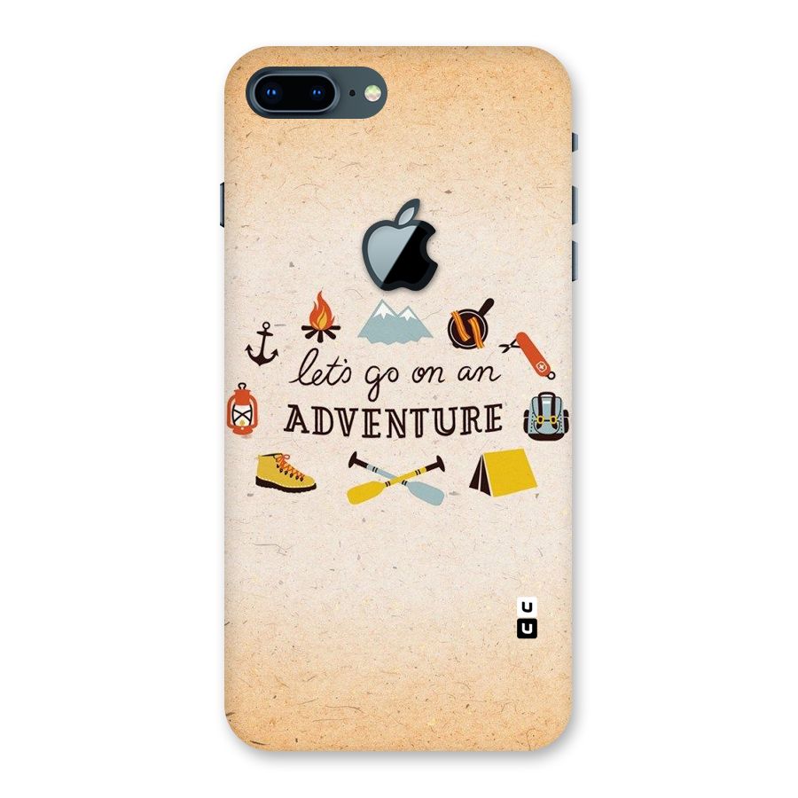 Lets Adventure Life Back Case for iPhone 7 Plus Apple Cut
