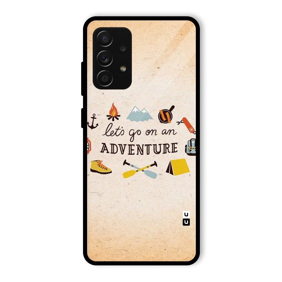 Lets Adventure Life Glass Back Case for Galaxy A53 5G
