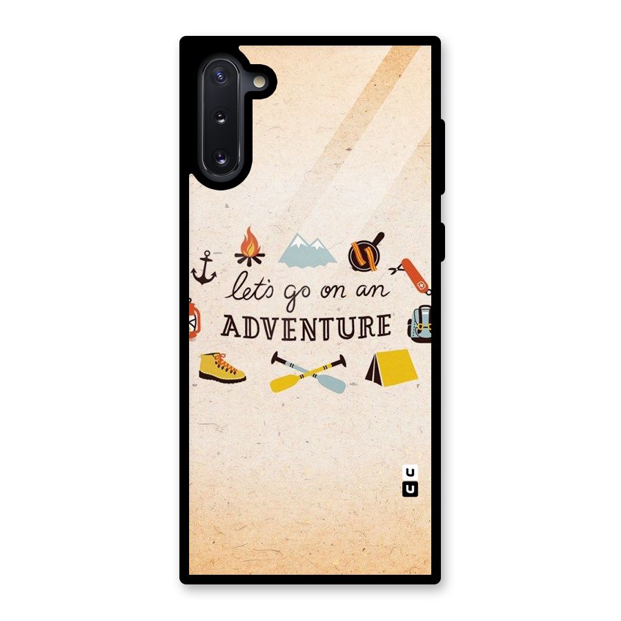 Lets Adventure Life Glass Back Case for Galaxy Note 10