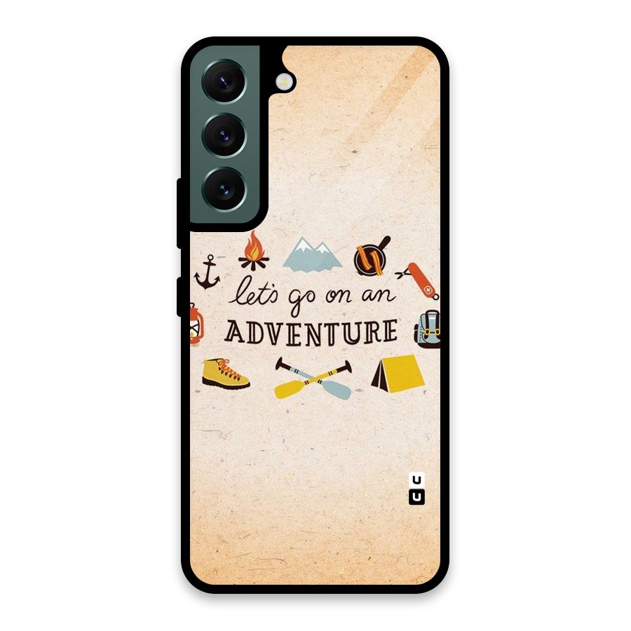 Lets Adventure Life Glass Back Case for Galaxy S22 5G