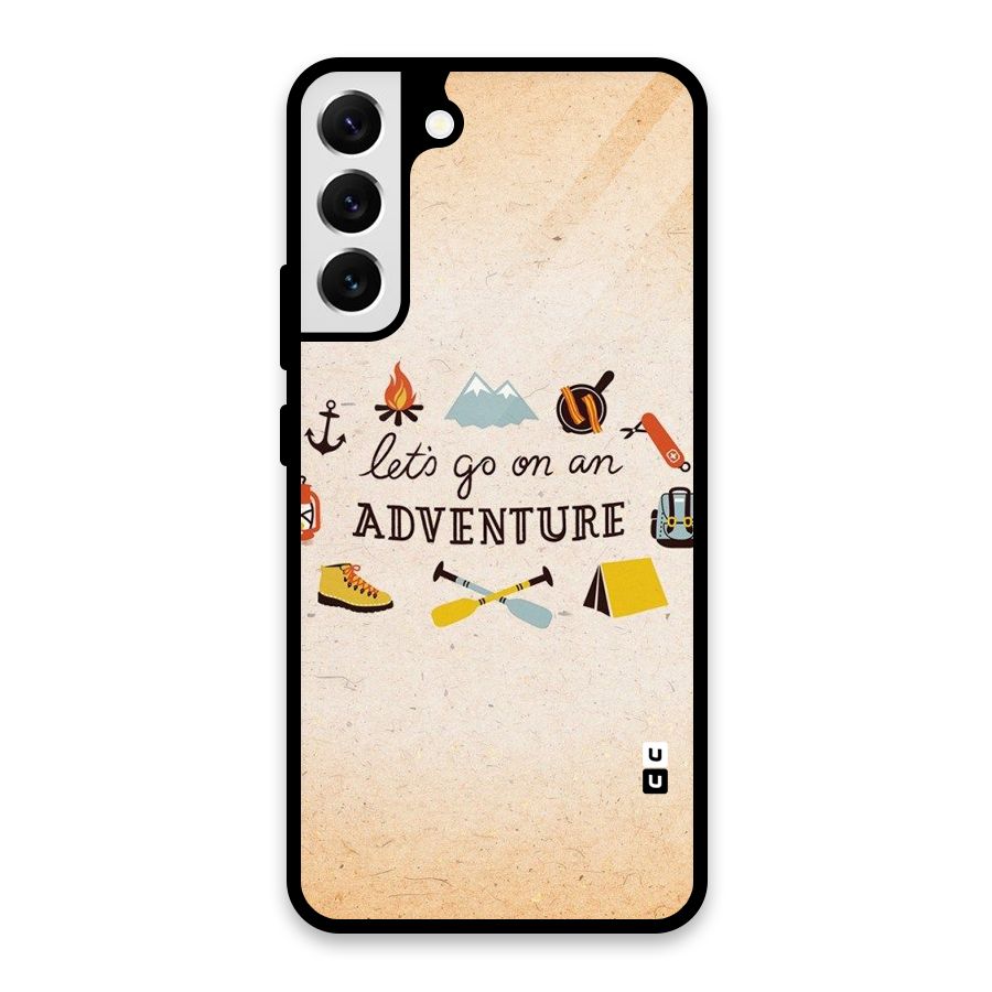 Lets Adventure Life Glass Back Case for Galaxy S22 Plus 5G
