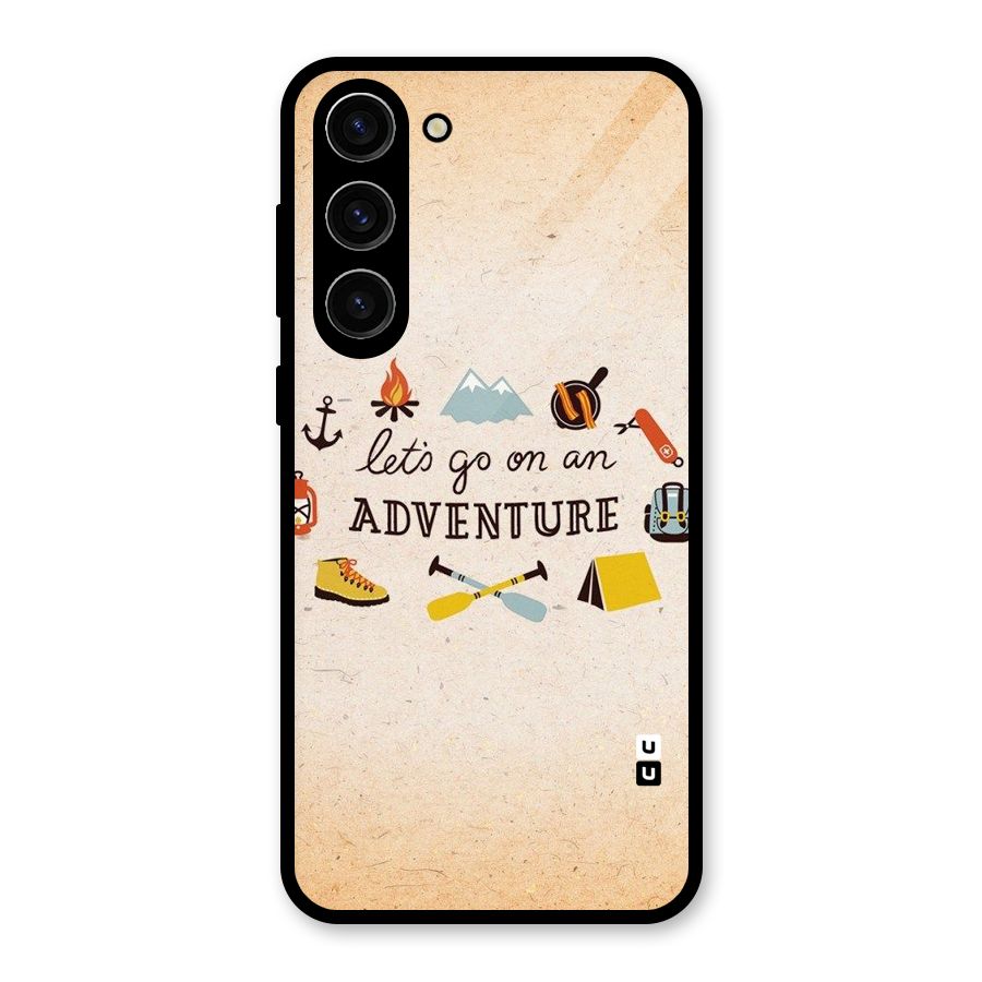 Lets Adventure Life Glass Back Case for Galaxy S23 Plus
