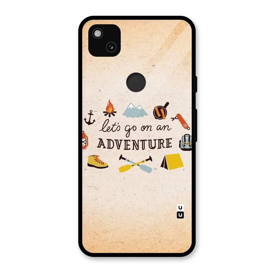 Lets Adventure Life Glass Back Case for Google Pixel 4a