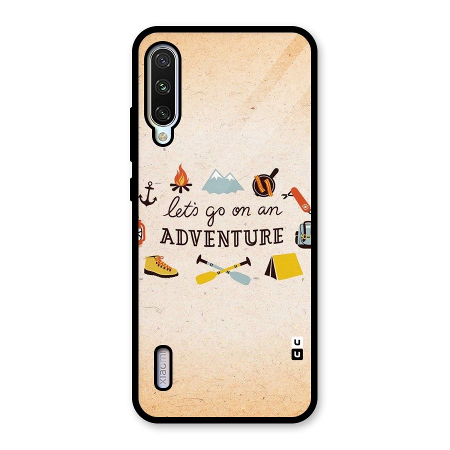 Lets Adventure Life Glass Back Case for Mi A3