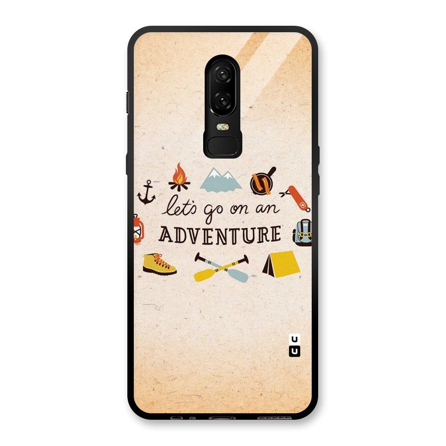 Lets Adventure Life Glass Back Case for OnePlus 6