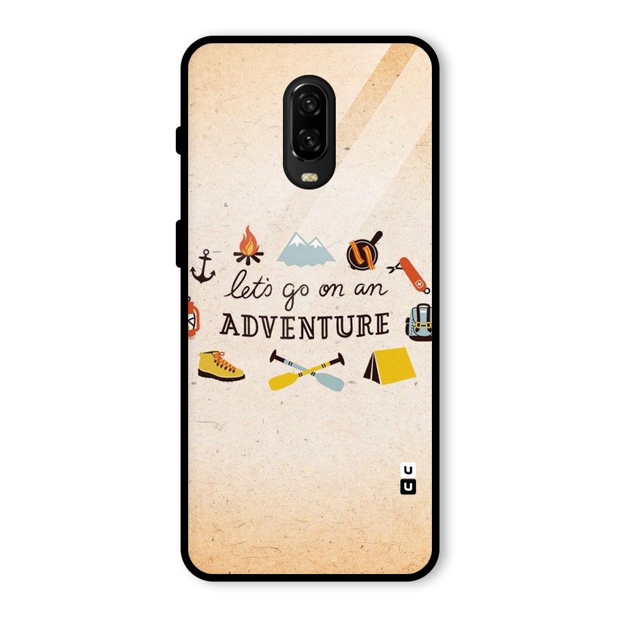 Lets Adventure Life Glass Back Case for OnePlus 6T