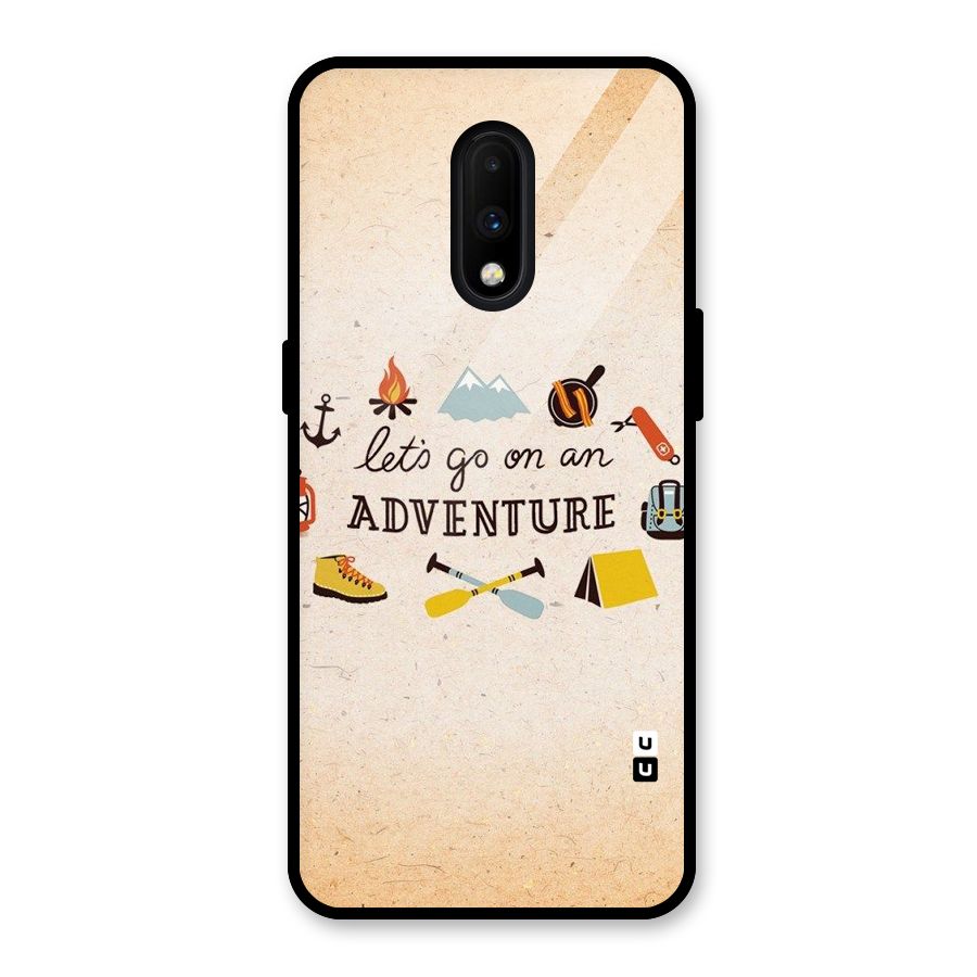 Lets Adventure Life Glass Back Case for OnePlus 7