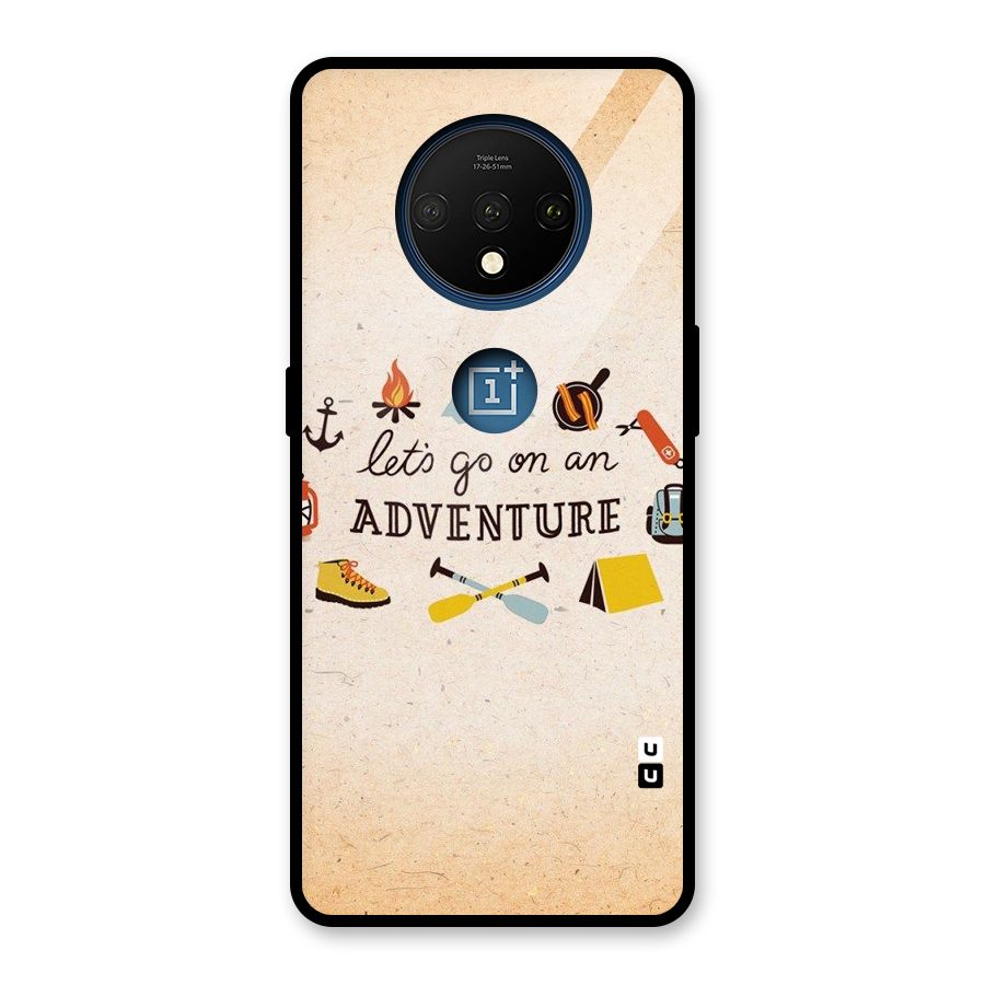 Lets Adventure Life Glass Back Case for OnePlus 7T
