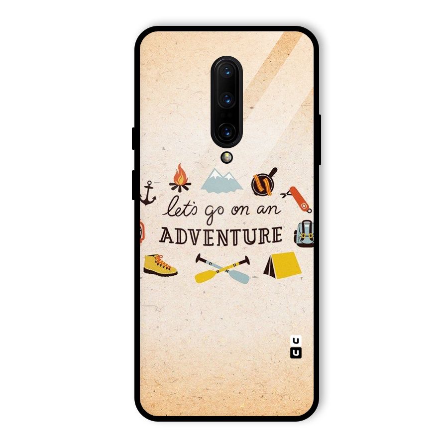 Lets Adventure Life Glass Back Case for OnePlus 7 Pro