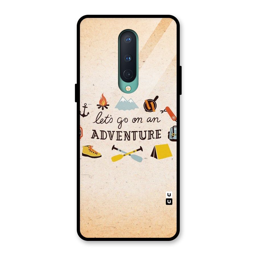 Lets Adventure Life Glass Back Case for OnePlus 8
