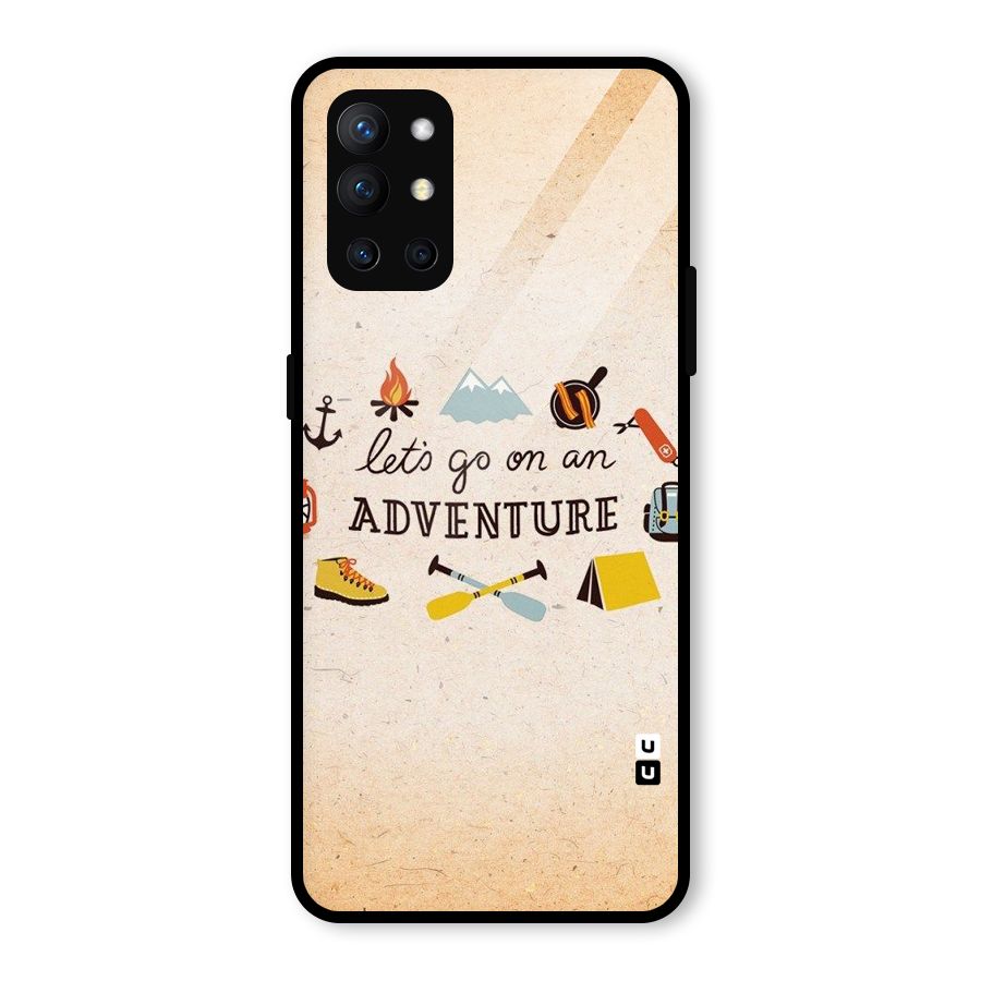 Lets Adventure Life Glass Back Case for OnePlus 9R