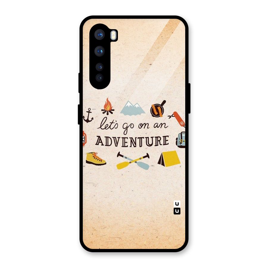 Lets Adventure Life Glass Back Case for OnePlus Nord