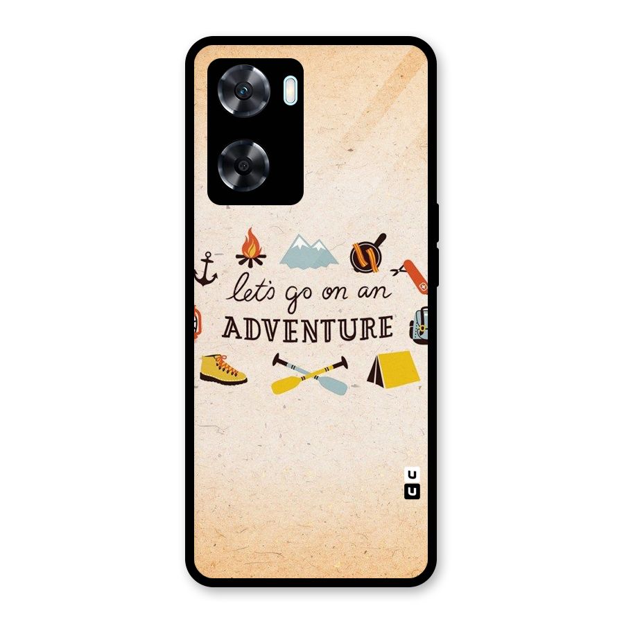 Lets Adventure Life Glass Back Case for Oppo A77