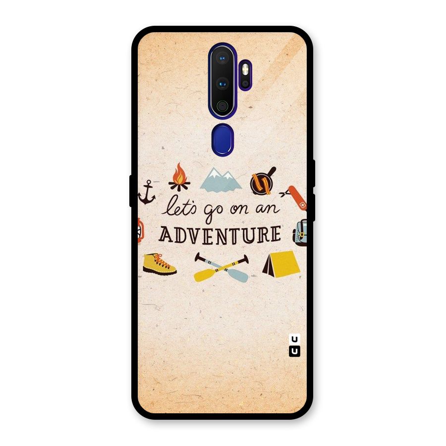 Lets Adventure Life Glass Back Case for Oppo A9 (2020)
