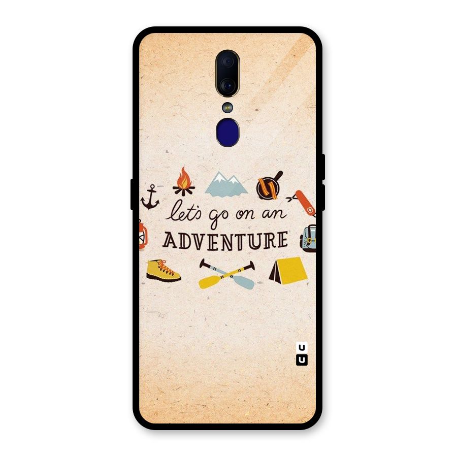 Lets Adventure Life Glass Back Case for Oppo F11
