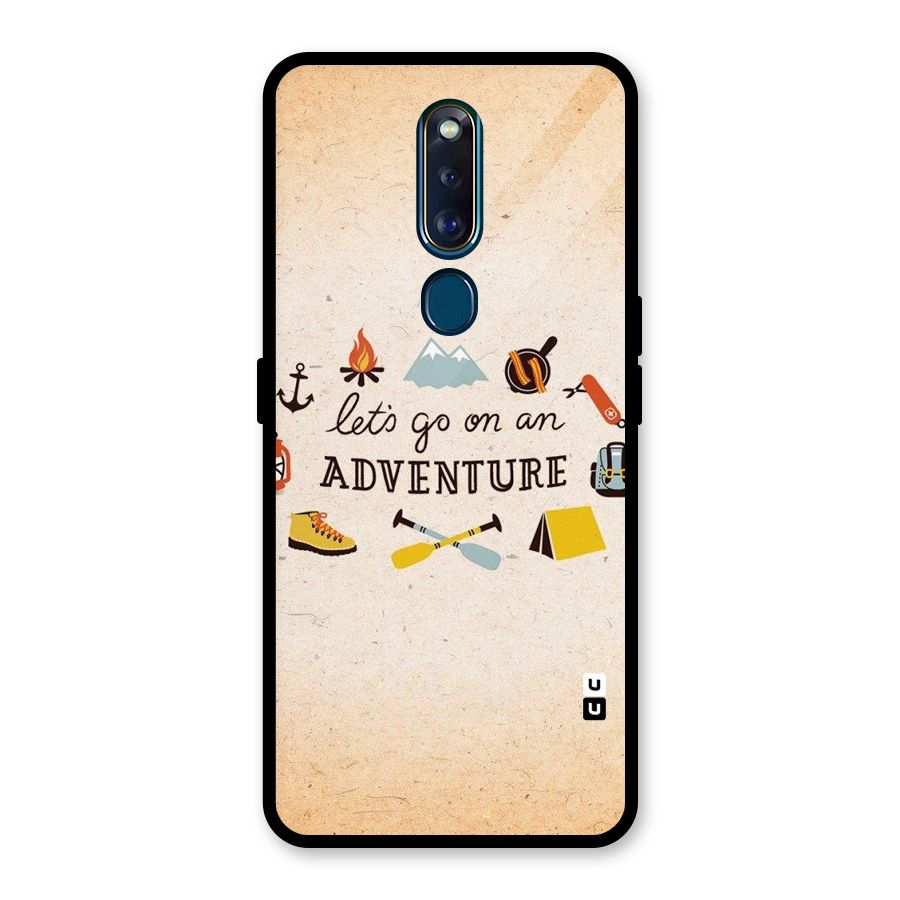 Lets Adventure Life Glass Back Case for Oppo F11 Pro