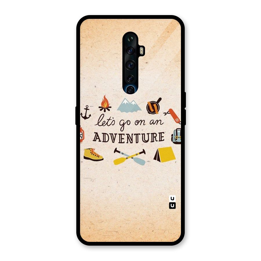 Lets Adventure Life Glass Back Case for Oppo Reno2 Z