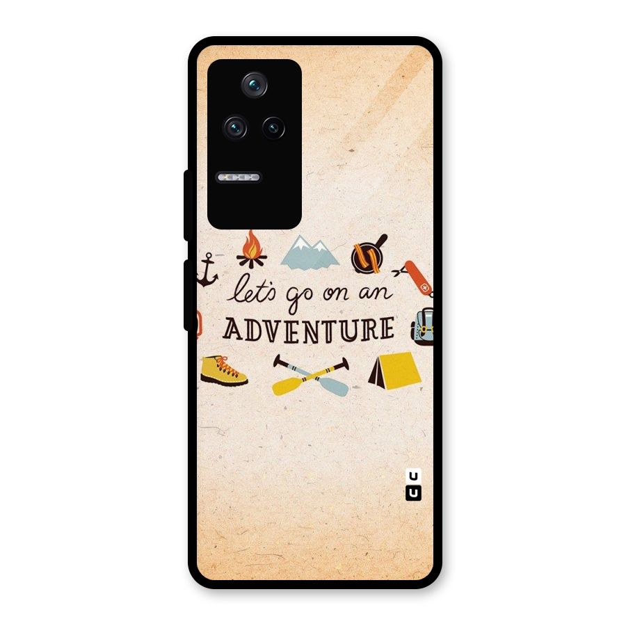Lets Adventure Life Glass Back Case for Poco F4 5G