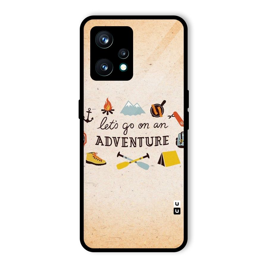 Lets Adventure Life Glass Back Case for Realme 9 Pro Plus 5G