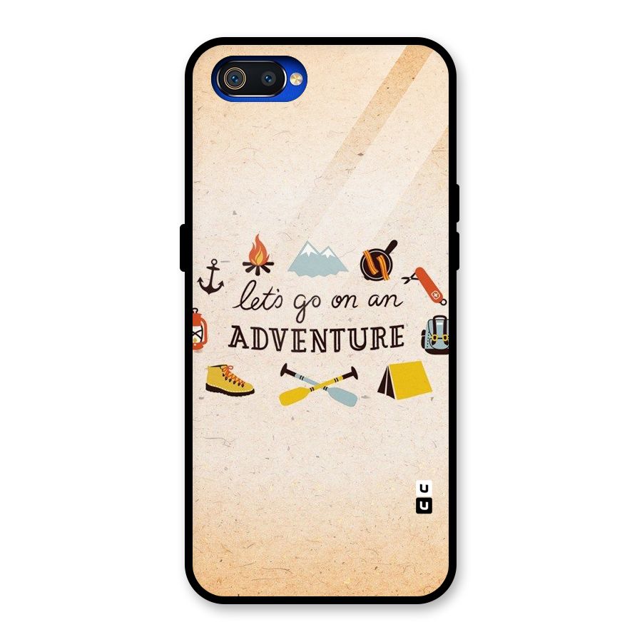 Lets Adventure Life Glass Back Case for Realme C2