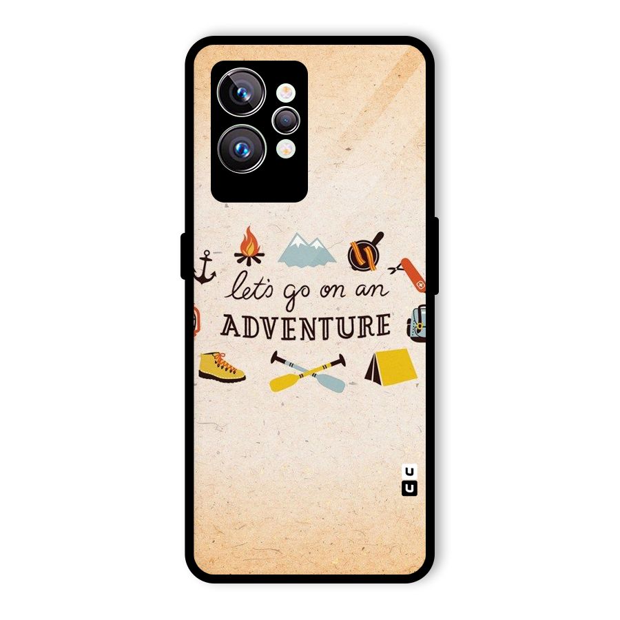 Lets Adventure Life Glass Back Case for Realme GT2 Pro
