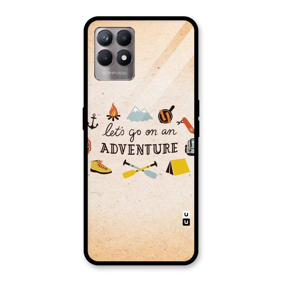 Lets Adventure Life Glass Back Case for Realme Narzo 50