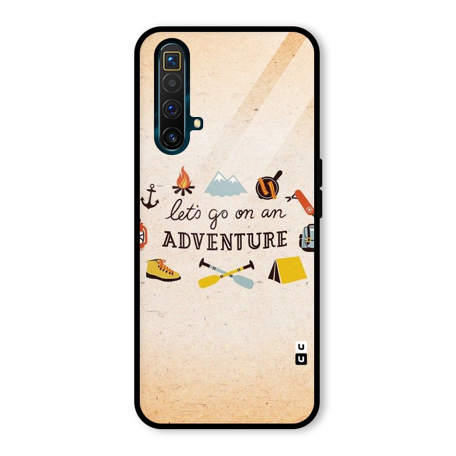 Lets Adventure Life Glass Back Case for Realme X3