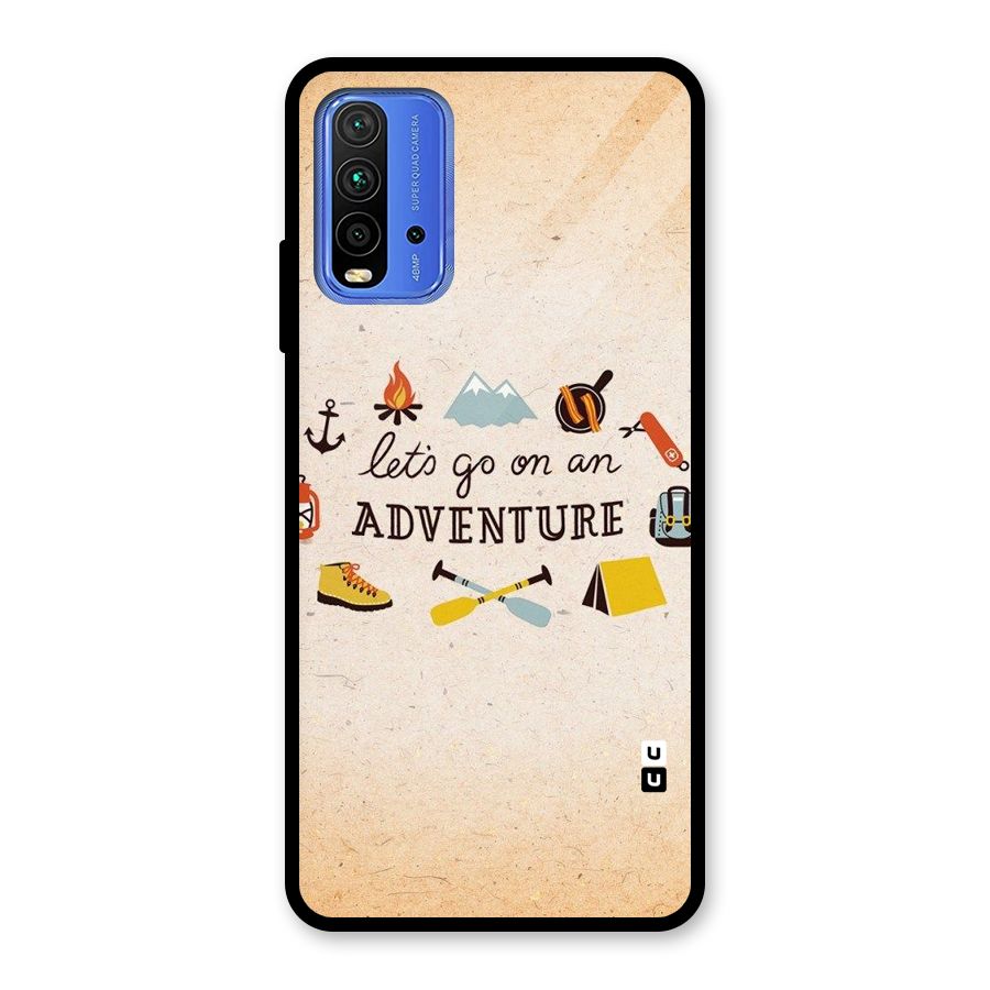 Lets Adventure Life Glass Back Case for Redmi 9 Power