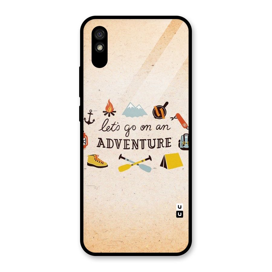 Lets Adventure Life Glass Back Case for Redmi 9i