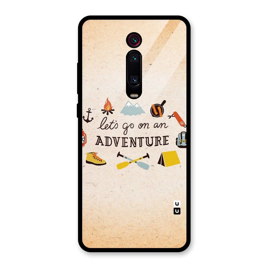 Lets Adventure Life Glass Back Case for Redmi K20 Pro