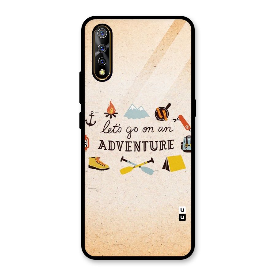 Lets Adventure Life Glass Back Case for Vivo S1