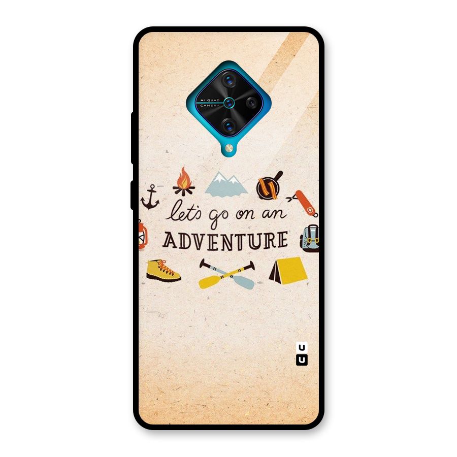 Lets Adventure Life Glass Back Case for Vivo S1 Pro