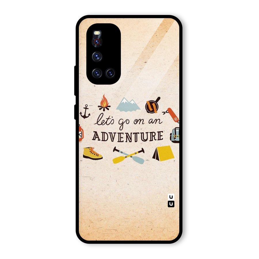 Lets Adventure Life Glass Back Case for Vivo V19