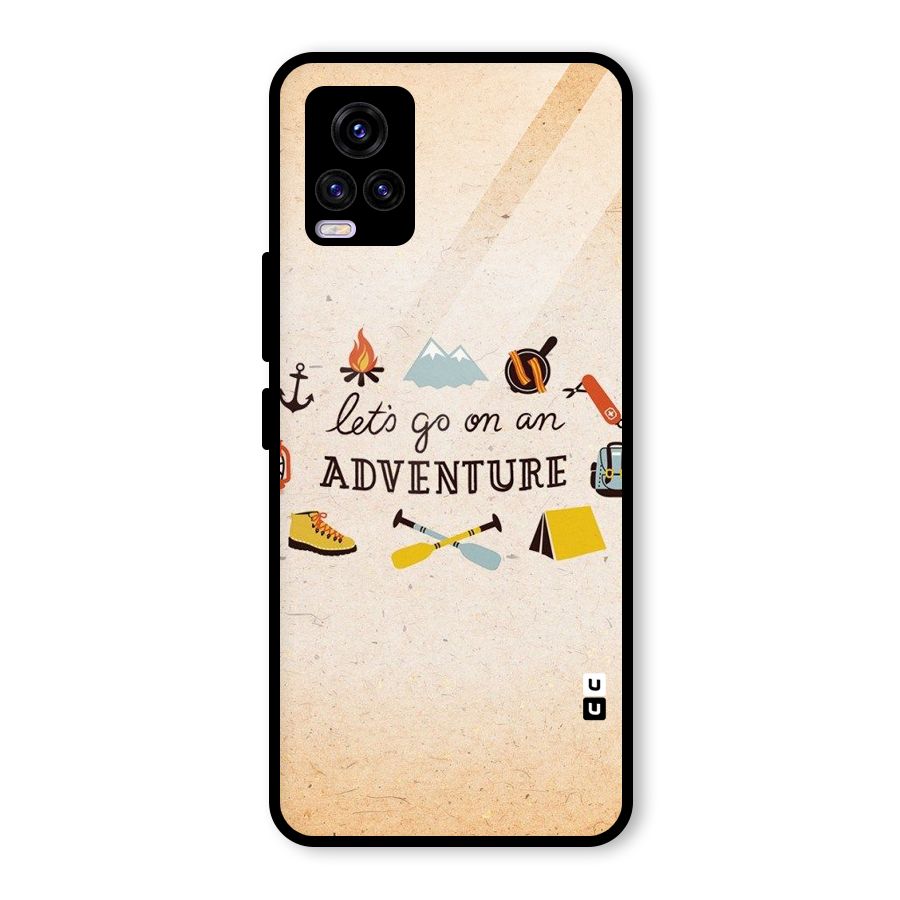 Lets Adventure Life Glass Back Case for Vivo V20
