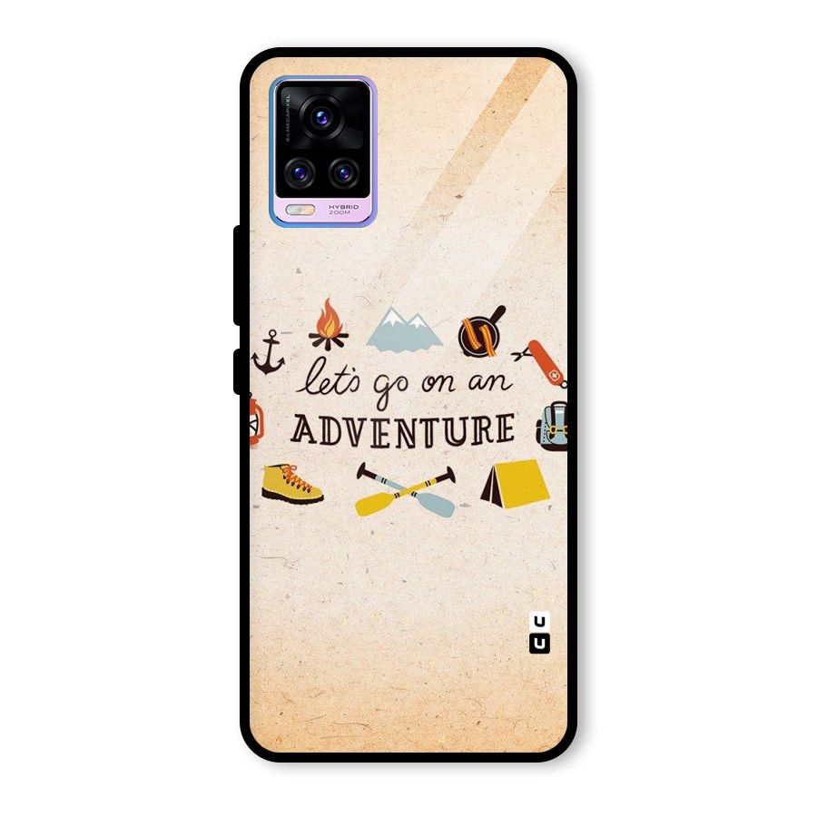 Lets Adventure Life Glass Back Case for Vivo V20 Pro