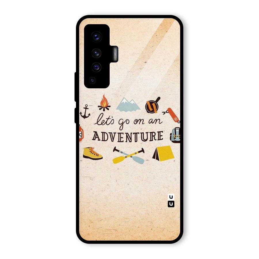 Lets Adventure Life Glass Back Case for Vivo X50
