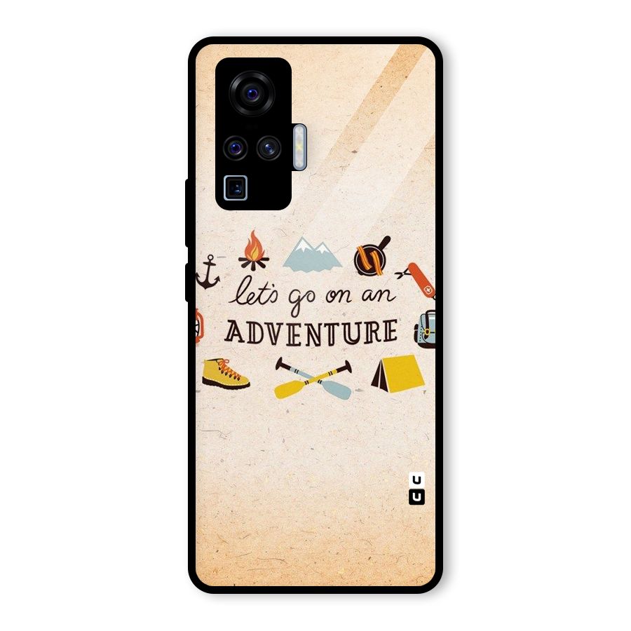 Lets Adventure Life Glass Back Case for Vivo X50 Pro