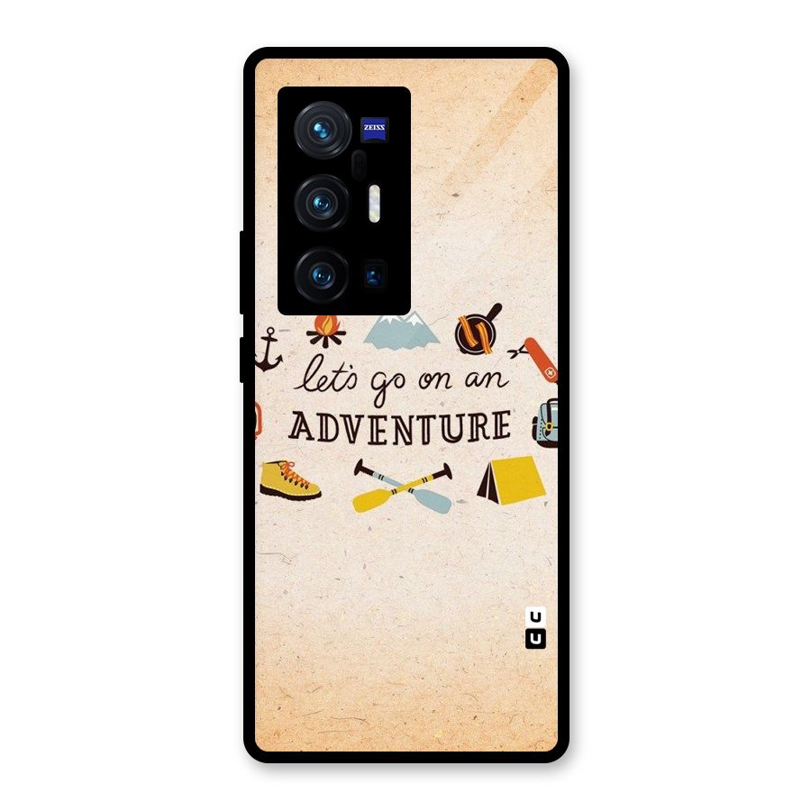 Lets Adventure Life Glass Back Case for Vivo X70 Pro Plus