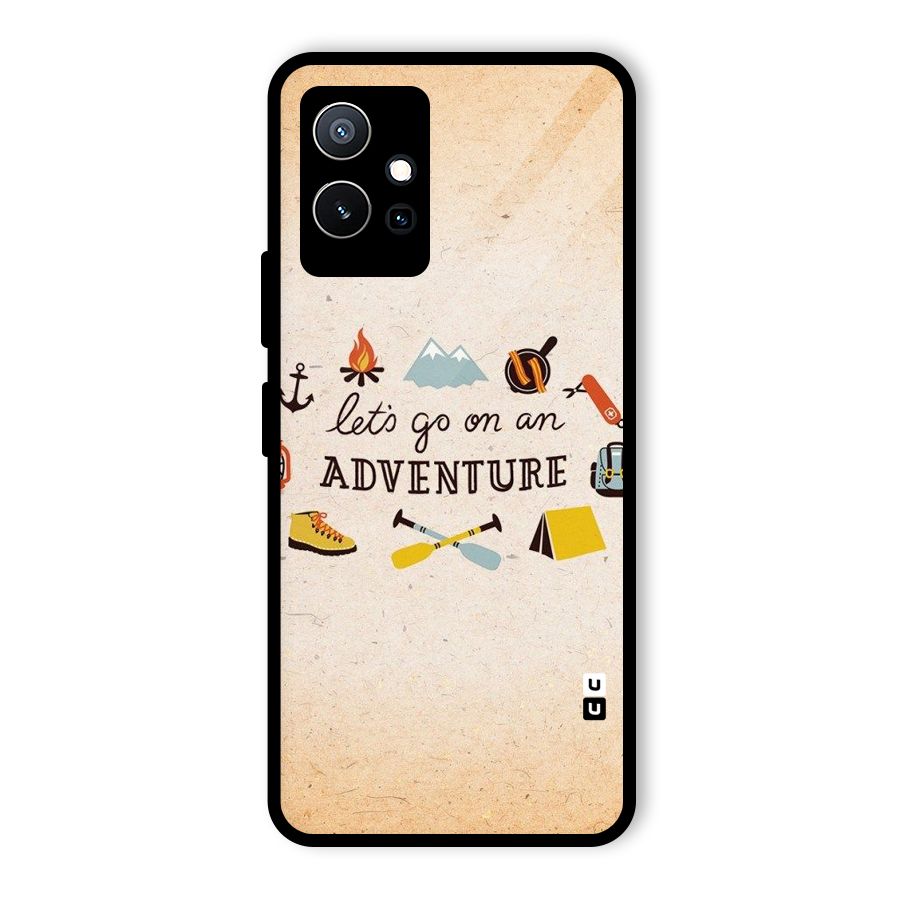 Lets Adventure Life Glass Back Case for Vivo Y75 5G