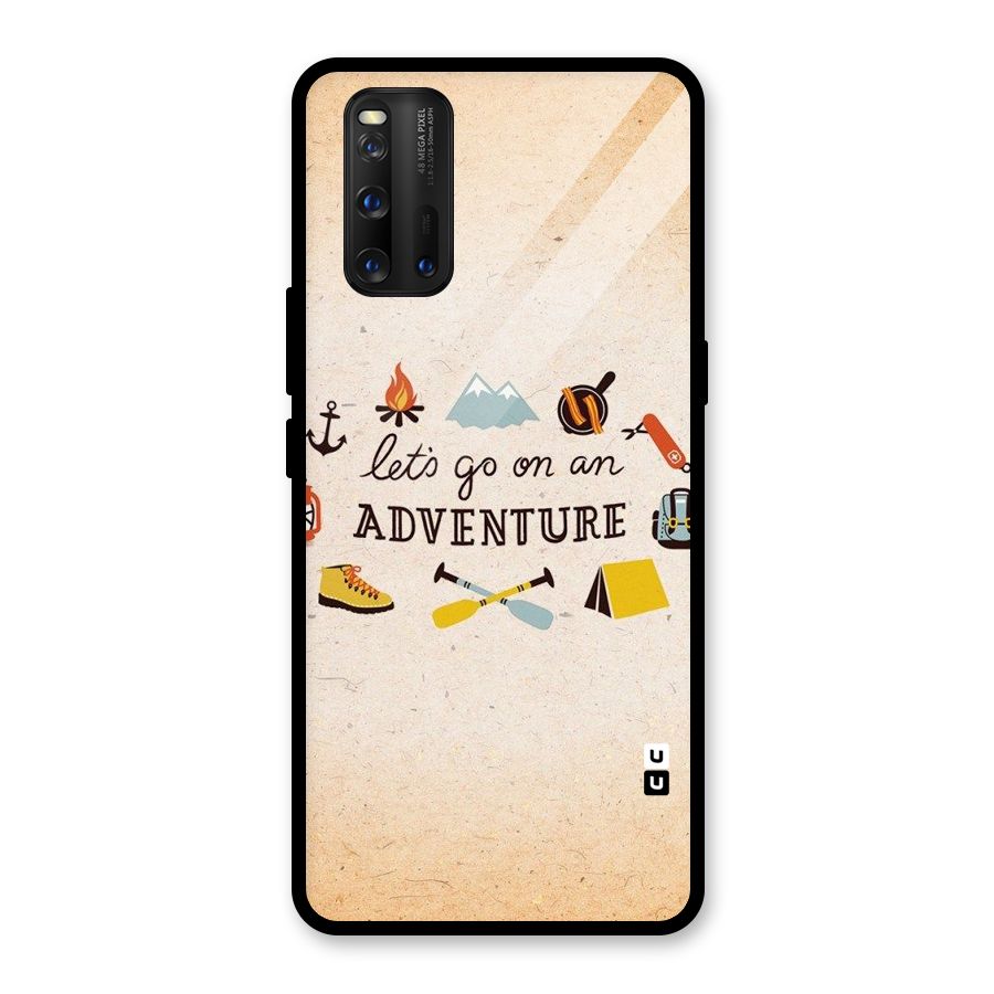 Lets Adventure Life Glass Back Case for Vivo iQOO 3
