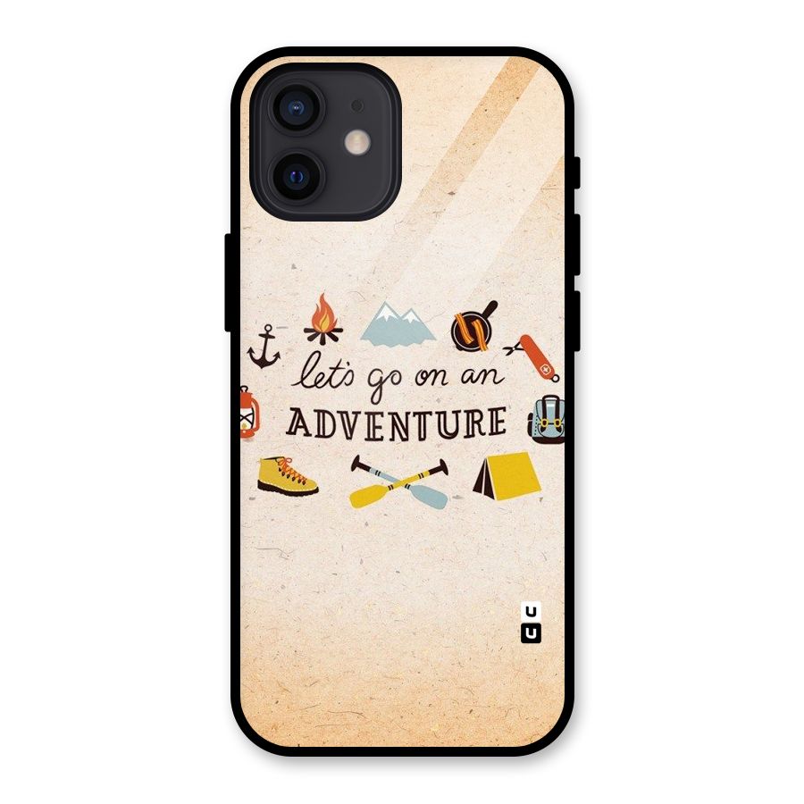 Lets Adventure Life Glass Back Case for iPhone 12
