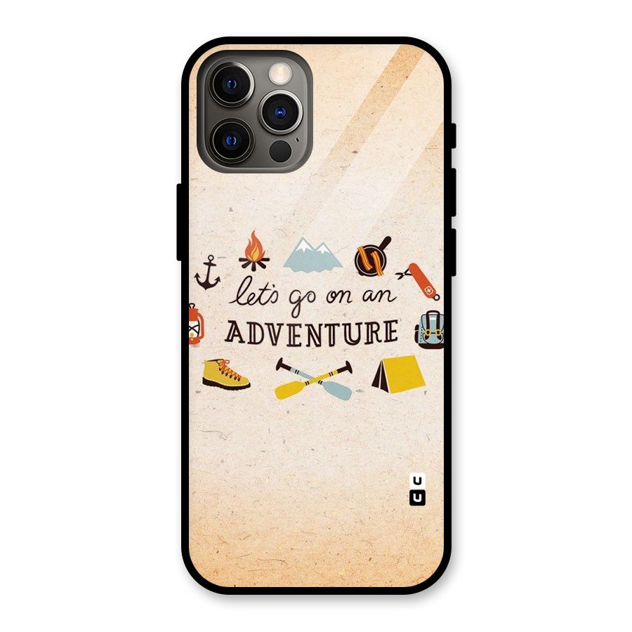 Lets Adventure Life Glass Back Case for iPhone 12 Pro